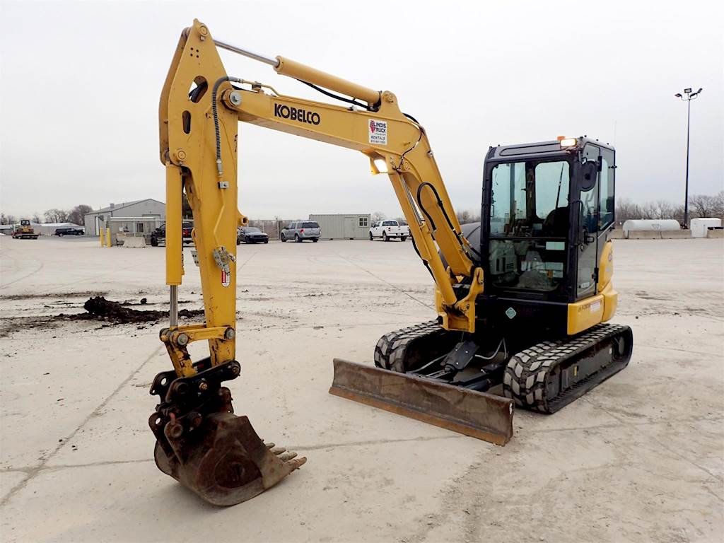 2018 Kobelco SK55SRX-6E Mini Excavator For Sale, 784 Hours ...