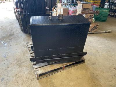 Good Used Behind The Cab 50 Gallon Steel Hydraulic Tank, Ready To Be Mounted