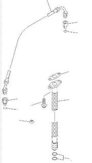 NEW SURPLUS KOMATSU TURBO OIL DRAIN PIPE # 6732-51-8430