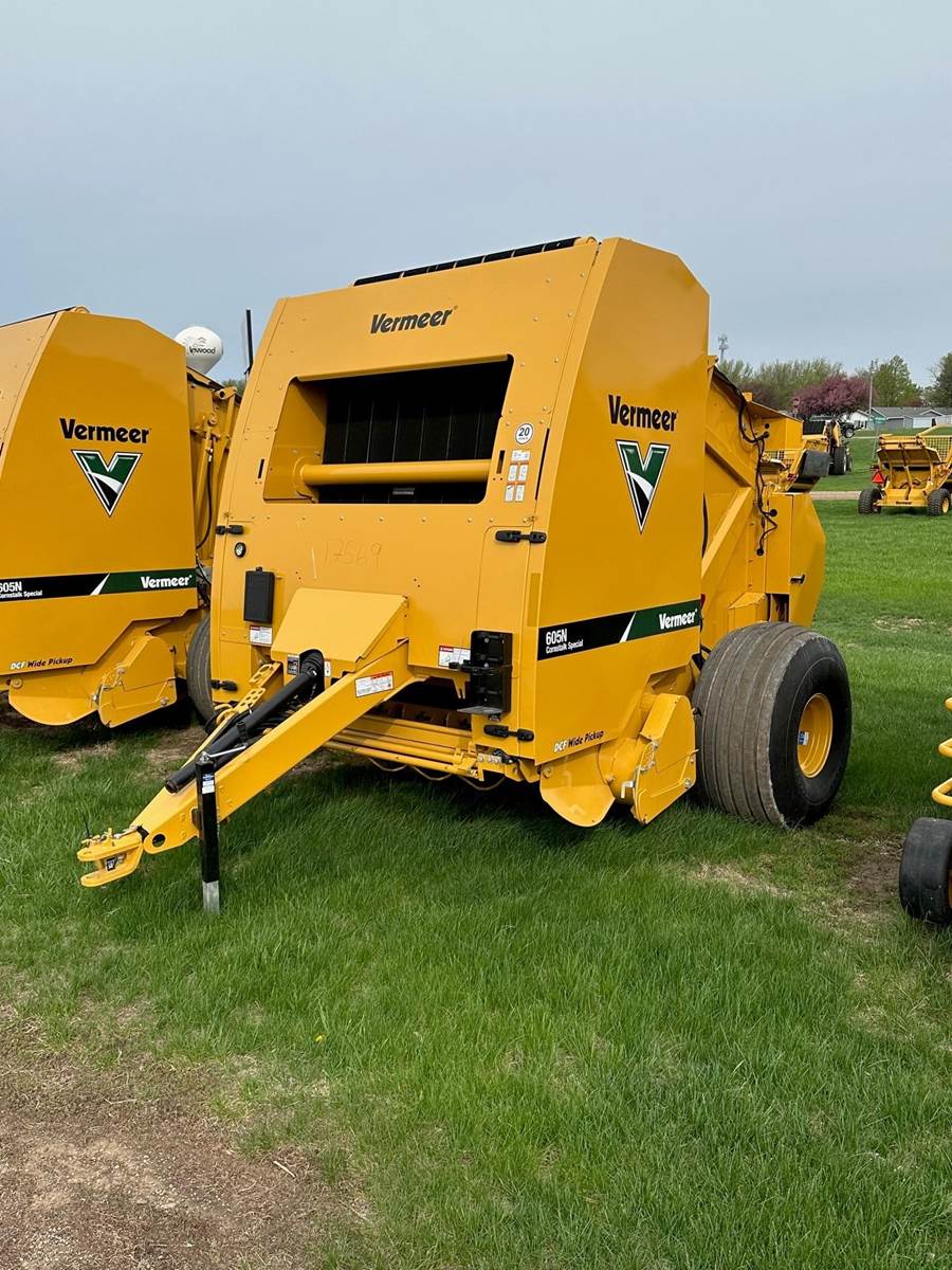 2023 Vermeer 605N CORNSTALK SPECIAL Round Baler For Sale Inwood, IA