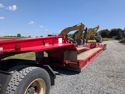 Talbert Tri Axle Lowboy Trailer