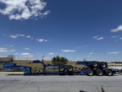 Trail King 61x48 Tri Axle Steel Lowboy Trailer - Air Ride, Fixed Axle