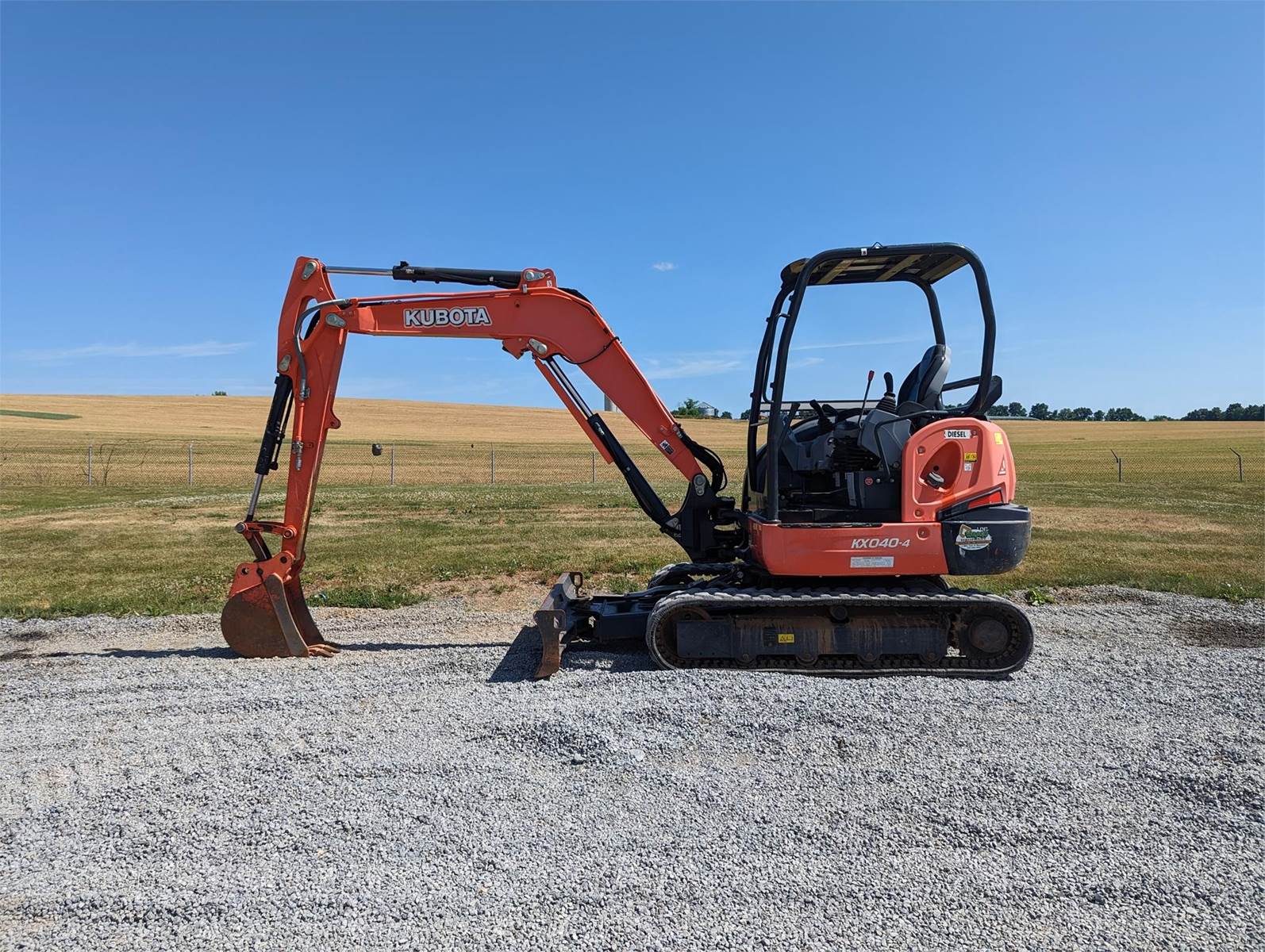 2017 Kubota KX0404 Mini Excavator For Sale, 2,633 Hours Womelsdorf