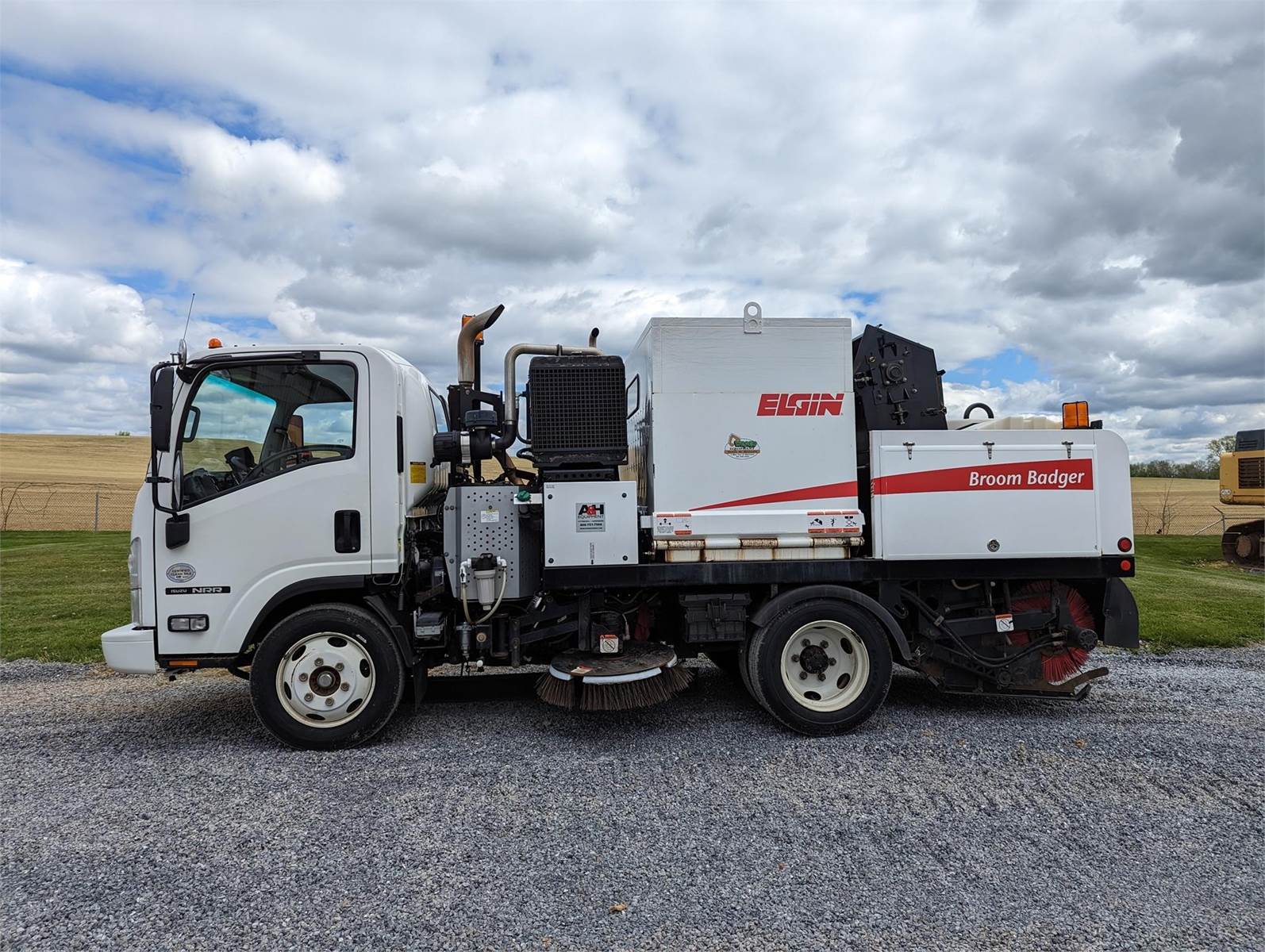 2017 Elgin Broom Badger Sweeper Truck Isuzu For Lease/Rent