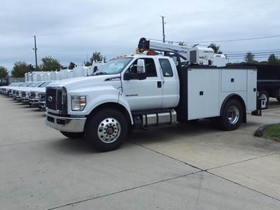 Ford F-750 Single Axle Cab & Chassis Truck - 300HP, Automatic