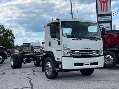 Isuzu FTR Single Axle Cab & Chassis Truck - Cummins, 260HP, 6 Speed Allison Rds Automatic