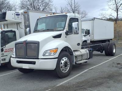Kenworth T280 Single Axle Cab & Chassis Truck - Paccar, 300HP, 6 Speed Allison Rds Automatic