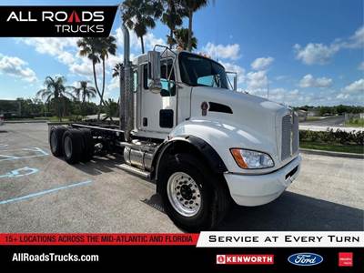 Kenworth T370 Tandem Axle Cab & Chassis Truck - Cummins, 315HP, 6 Speed Automatic