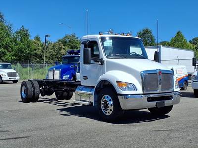 Kenworth T380 Single Axle Cab & Chassis Truck - Paccar, 360HP, 6 Speed Allison Rds Automatic