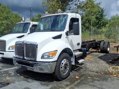 Kenworth T380 Single Axle Cab & Chassis Truck - Paccar, 360HP, 6 Speed Allison Rds Automatic