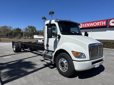 Kenworth T380 Single Axle Cab & Chassis Truck - Paccar, 300HP, 6 Speed Allison Rds Automatic