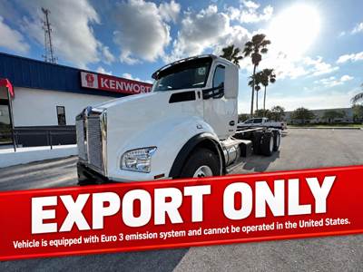 Kenworth T880 Tandem Axle Cab & Chassis Truck - Cummins, 500HP, 8Ll Manual