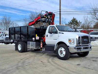 Ford F-750 Crane Truck - 2025 Fassi F115 Knuckle Boom Crane