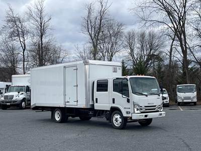 Isuzu NPR HD 16 ft Box Truck - 350HP, 6 Speed Allison Rds Automatic, Roll up Door, Liftgate