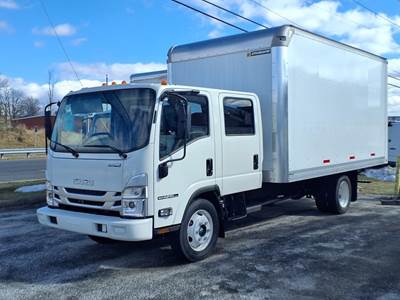 Isuzu NPR HD 16 ft Box Truck - 350HP, 6 Speed Automatic, Roll up Door