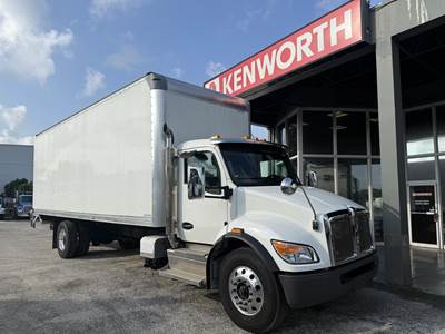 Kenworth T280 26 ft Box Truck - 300HP, 6 Speed Allison Rds Automatic, Roll up Door, Liftgate