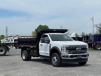 Ford F-550 Single Axle Dump Truck - Automatic, 9' Dump