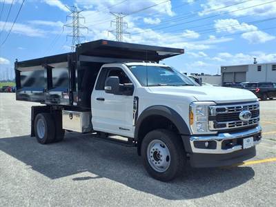 Ford F-600 Single Axle Dump Truck - Automatic, 12' Dump