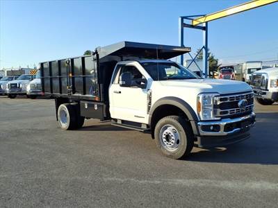 Ford F-600 Single Axle Dump Truck - Automatic, 12' Dump