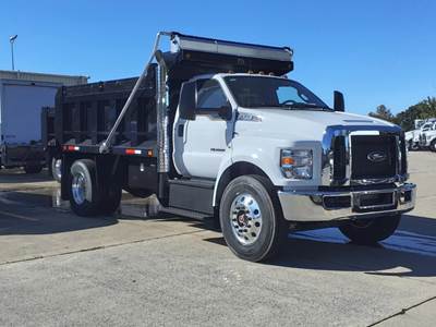 Ford F-750 Single Axle Dump Truck - Automatic, 12' Dump
