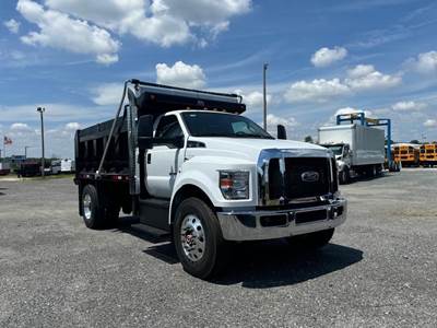 Ford F-750 Single Axle Dump Truck - 330HP, Automatic, 12' Dump