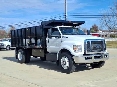 Ford F-750 Single Axle Dump Truck - 300HP, Automatic, 16' Dump