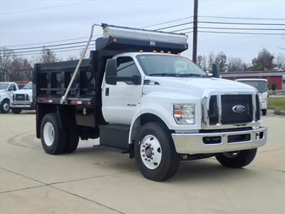 Ford F-750 Single Axle Dump Truck - 300HP, Automatic, 10' Dump
