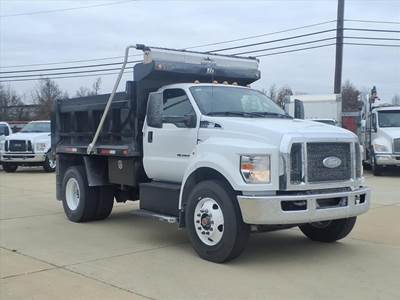 Ford F-750 Single Axle Dump Truck - 300HP, Automatic, 10' Dump