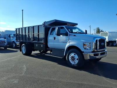 Ford F-750 Single Axle Dump Truck - 300HP, Automatic, 16' Dump