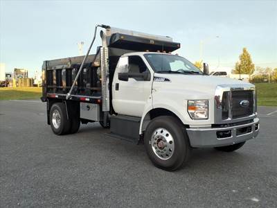 Ford F-750 Single Axle Dump Truck - 330HP, Automatic, 12' Dump