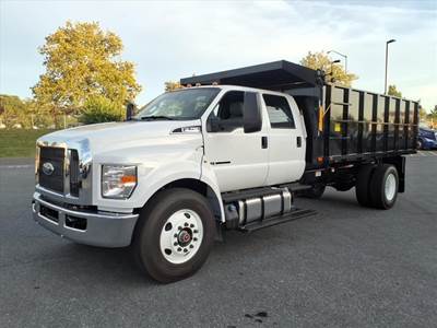 Ford F-750 Single Axle Dump Truck - 300HP, Automatic, 16' Dump
