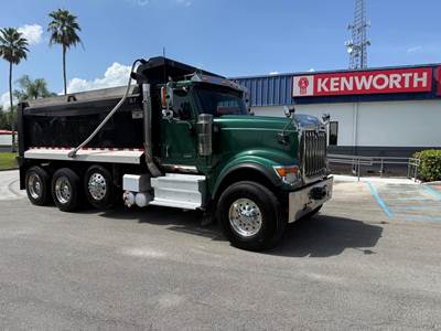 International HX Dump Truck - Cummins, 6 Speed Allison Rds Automatic, 16' Dump