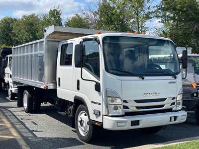 Isuzu NRR Single Axle Dump Truck - Gm 350HP, 6 Speed Allison Rds Automatic, 14' Dump