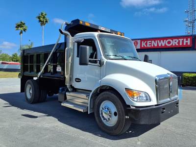 Kenworth T380 Single Axle Dump Truck - Paccar 280HP, 6 Speed Allison Rds Automatic, 12' Dump
