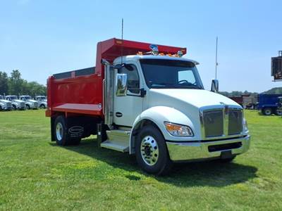 Kenworth T380 Single Axle Dump Truck - Paccar 325HP, 6 Speed Allison Rds Automatic, 13' Dump
