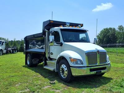 Kenworth T380 Single Axle Dump Truck - Paccar 325HP, 6 Speed Allison Rds Automatic, 13' Dump