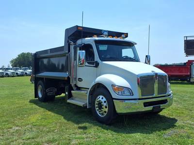 Kenworth T380 Single Axle Dump Truck - Paccar 325HP, 6 Speed Allison Rds Automatic, 13' Dump