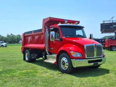 Kenworth T380 Single Axle Dump Truck - Paccar 325HP, 6 Speed Allison Rds Automatic, 13' Dump