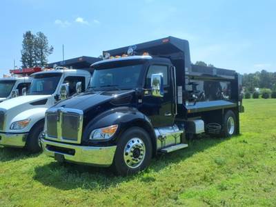 Kenworth T380 Single Axle Dump Truck - Paccar 325HP, 6 Speed Allison Rds Automatic, 13' Dump