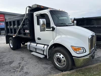 Kenworth T380 Single Axle Dump Truck - Paccar 280HP, 6 Speed Allison Rds Automatic, 12' Dump