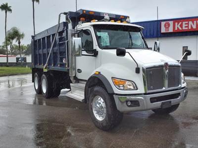 Kenworth T480 Dump Truck - Paccar 370HP, 6 Speed Allison Rds Automatic, 16' Dump