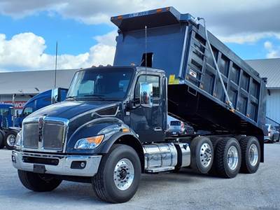Kenworth T480 Tri Axle Dump Truck - Paccar 330HP, 6 Speed Allison Rds Automatic, 16' Dump
