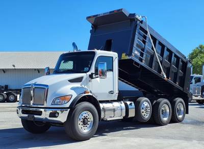 Kenworth T480 Tri Axle Dump Truck - Paccar 330HP, 6 Speed Allison Rds Automatic, 16' Dump