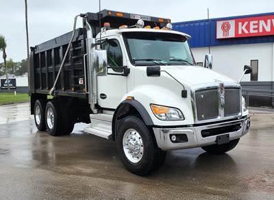 Kenworth T480 Dump Truck - Paccar 370HP, 6 Speed Allison Rds Automatic, 16' Dump