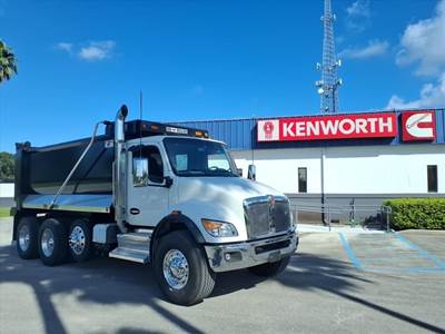 Kenworth T480 Tri Axle Dump Truck - Paccar 330HP, 6 Speed Allison Rds Automatic, 16' Dump
