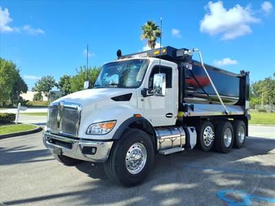 Kenworth T480 Tri Axle Dump Truck - Paccar 330HP, 6 Speed Allison Rds Automatic, 16' Dump