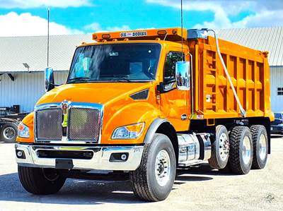 Kenworth T480 Tri Axle Dump Truck - Paccar 330HP, 6 Speed Allison Rds Automatic, 16' Dump