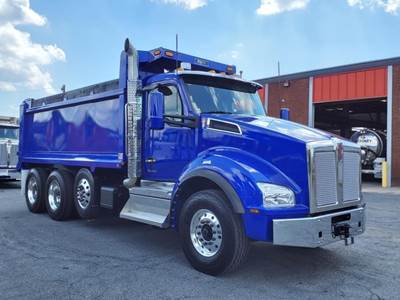 Kenworth T880 Tri Axle Dump Truck - Paccar 510HP, 6 Speed Allison Rds Automatic