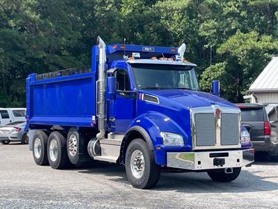 Kenworth T880 Tri Axle Dump Truck - Paccar 510HP, 6 Speed Allison Rds Automatic, 17' Dump