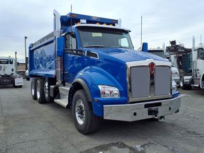 Kenworth T880 Tri Axle Dump Truck - Paccar 510HP, 6 Speed Allison Rds Automatic, 17' Dump